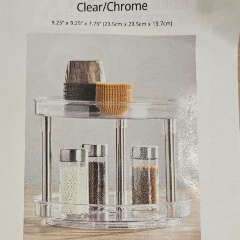 Multipurpose 2 Tier Lazy Susan Turntable