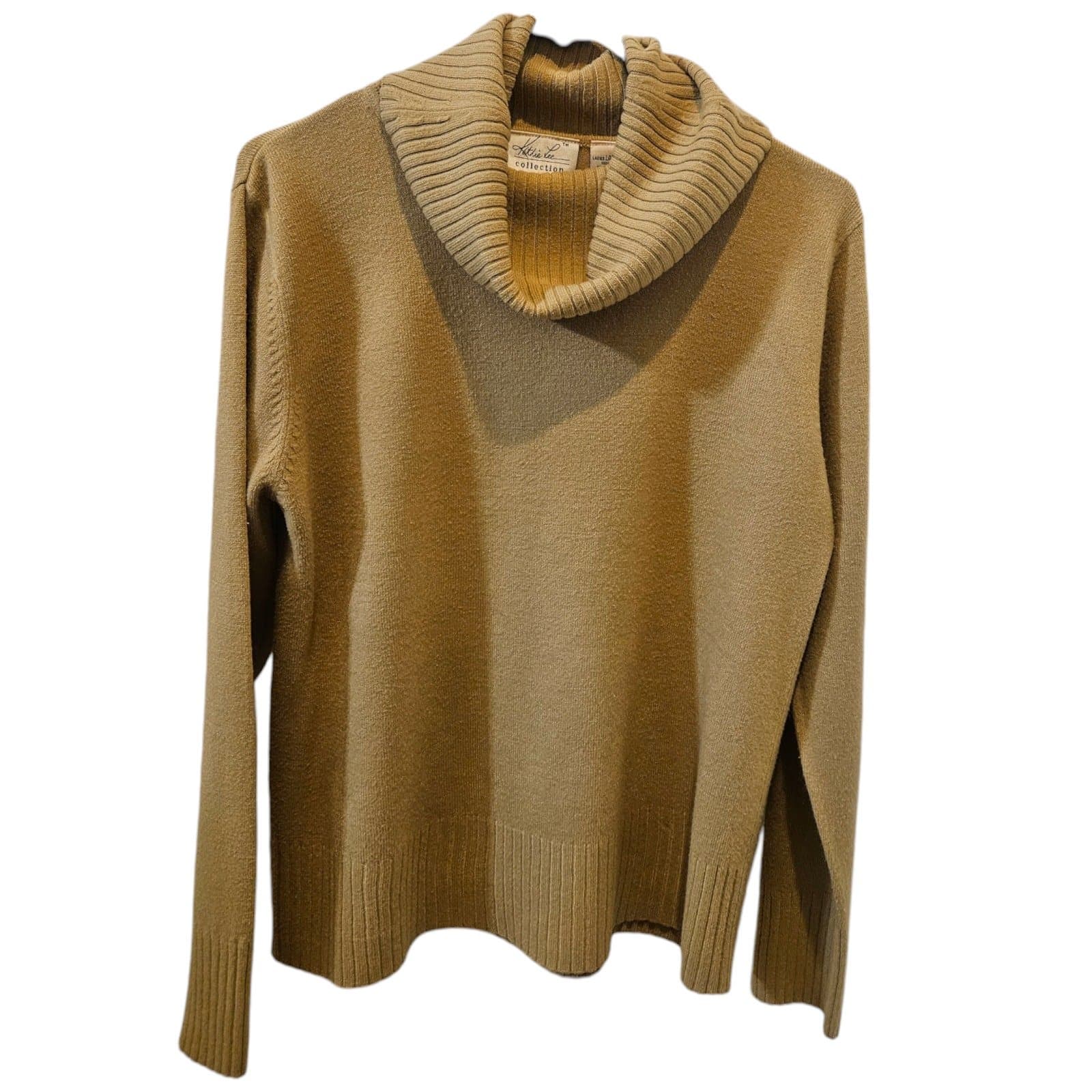 Vintage Cowl Neck Sweater Soft Acrylic