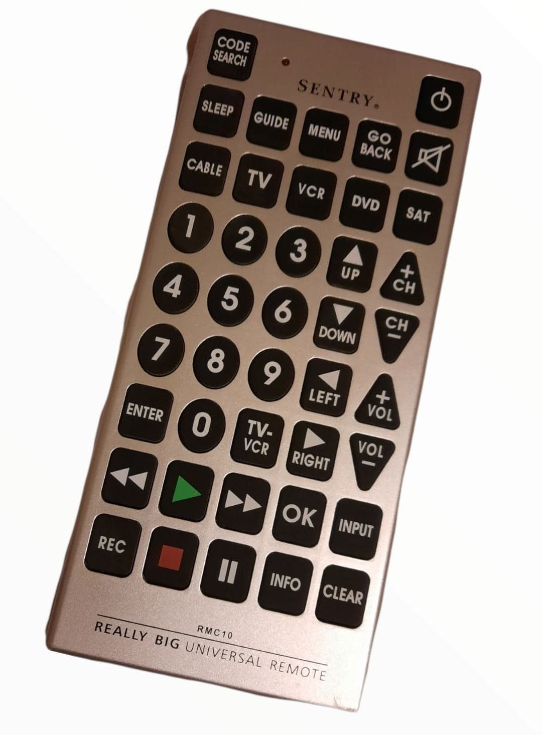 Sentry Really Big Universal Remote