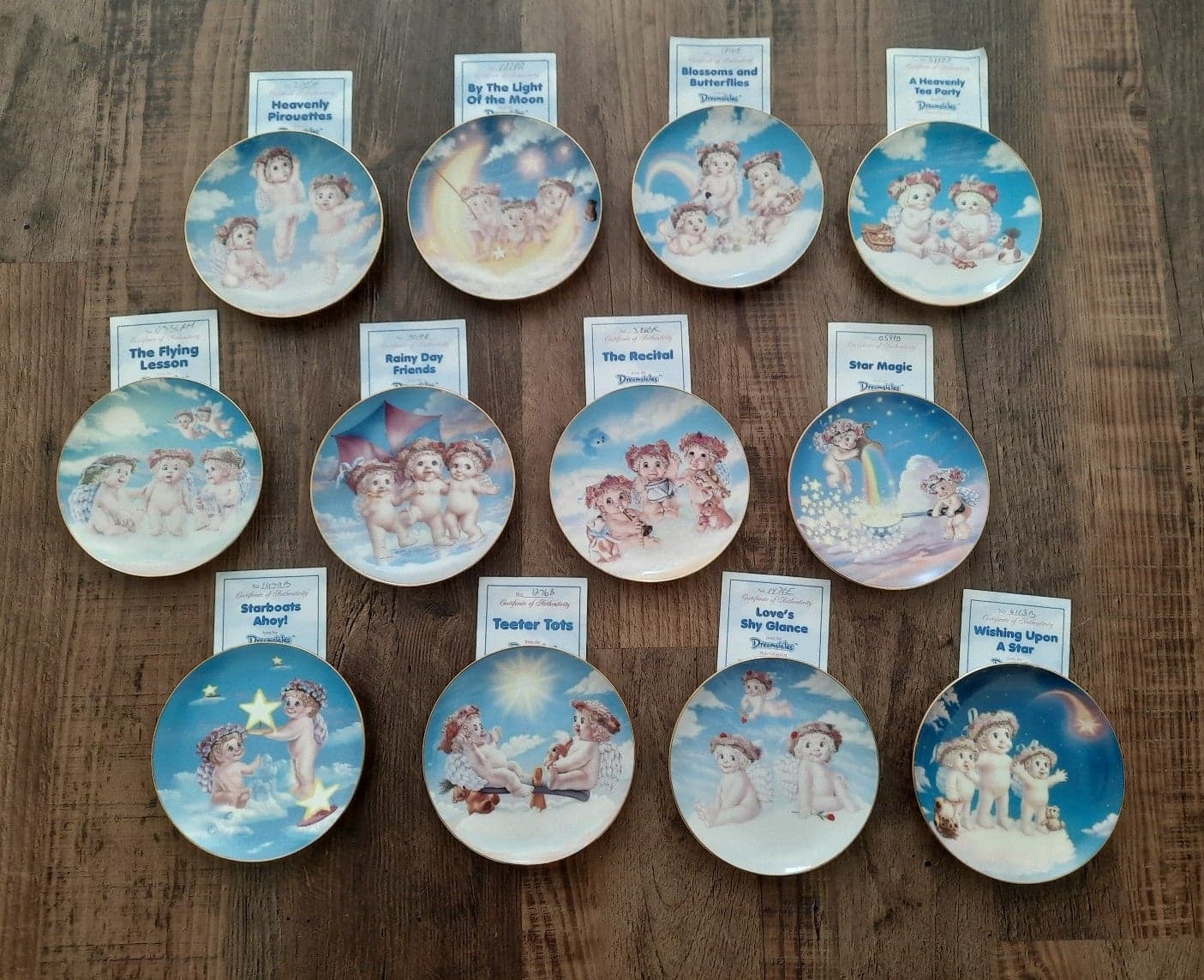 Set of 12 Dreamsicles Collector Plates
