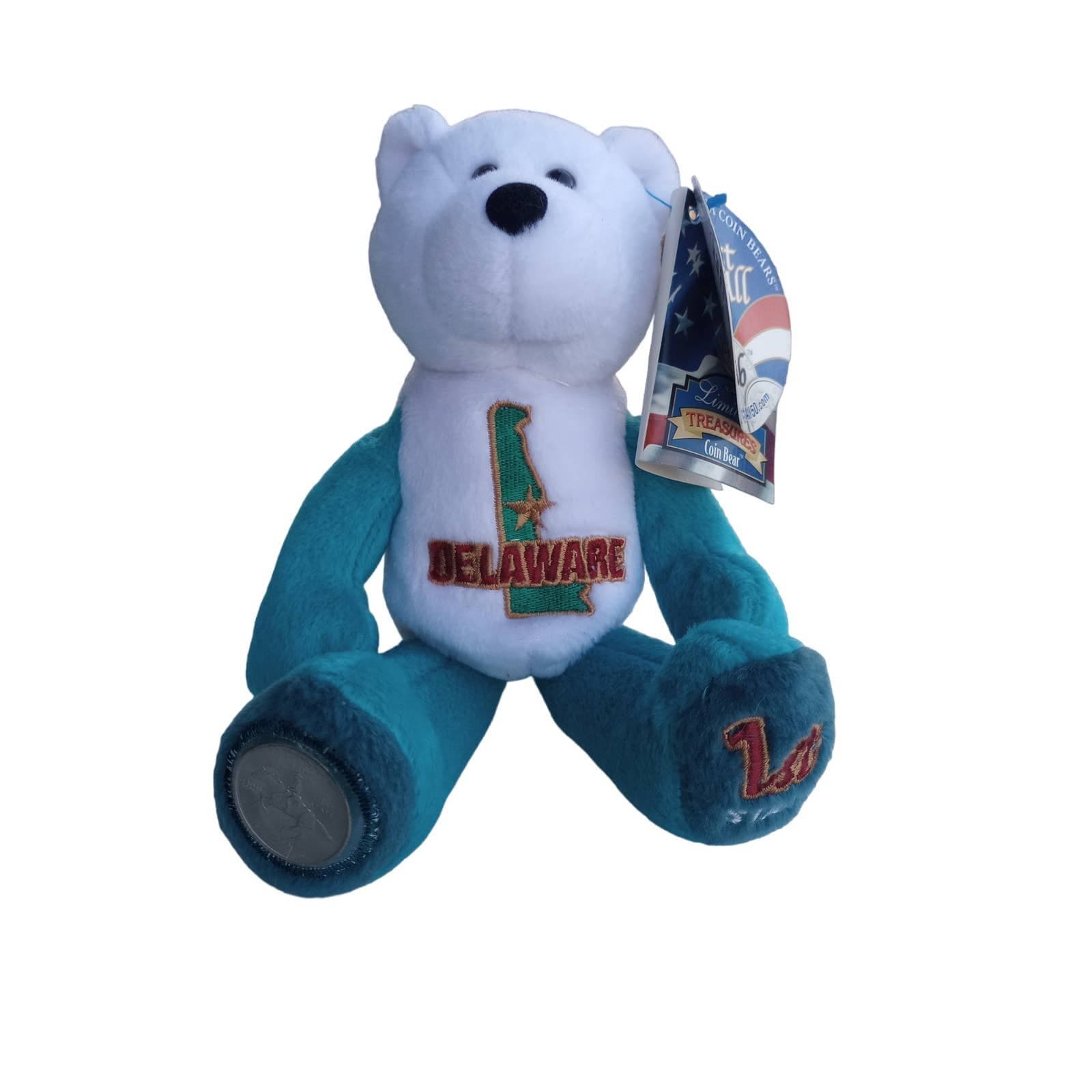 DELAWARE #1 Coin Bear Limited Treasures Collectible Uncirculated Quarter