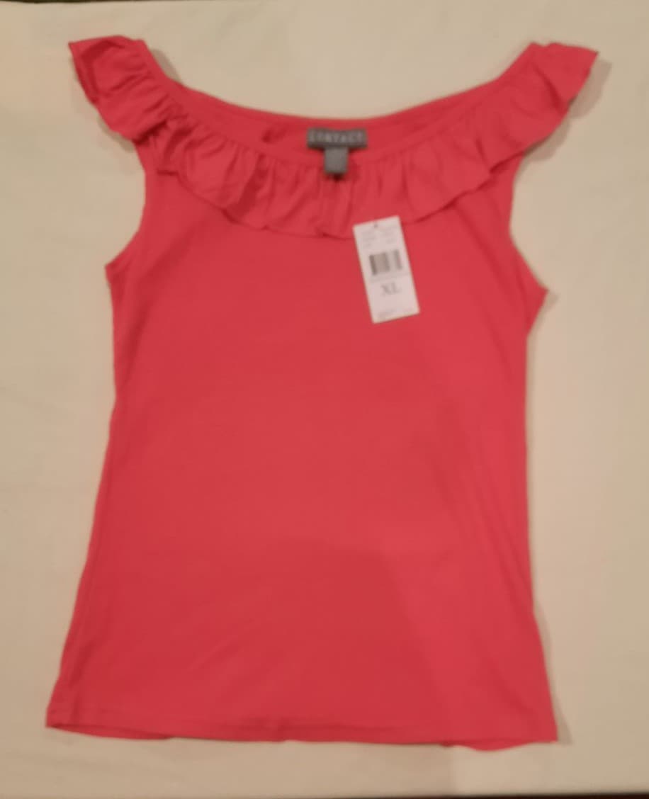 Size XL Ruffled Tank