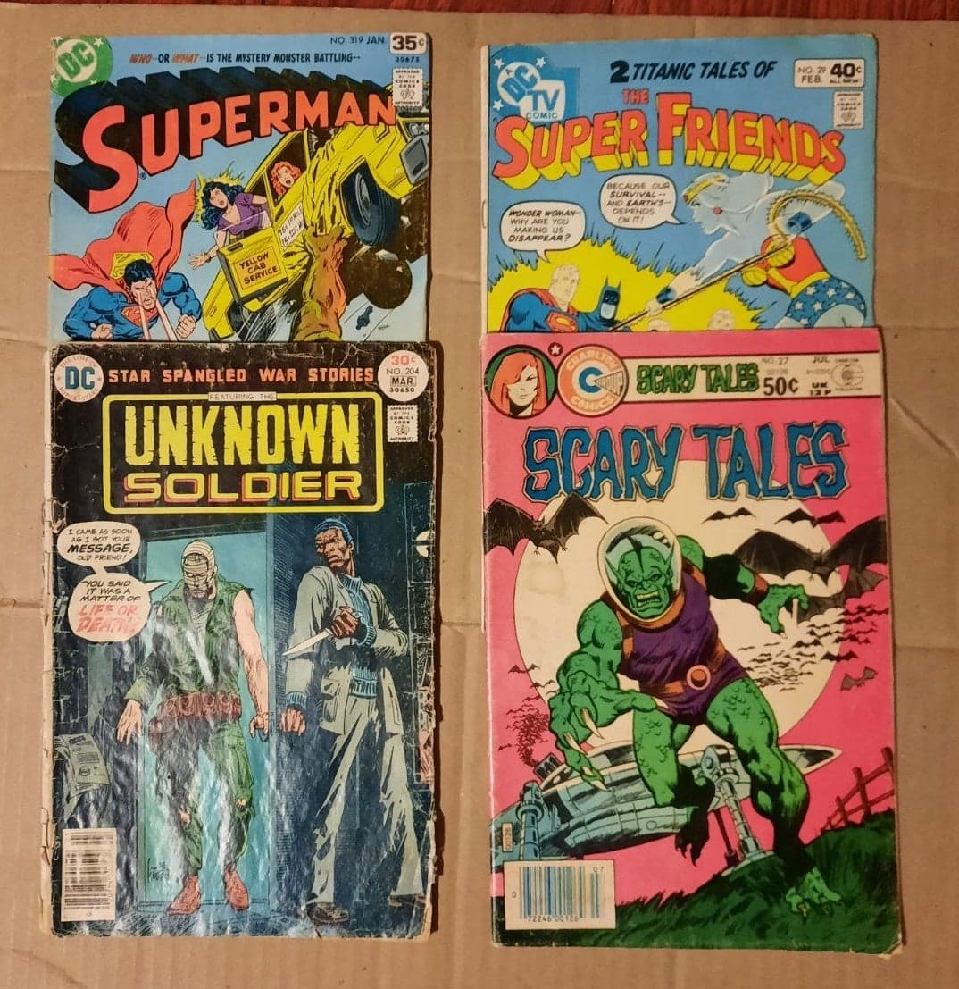 Lot (4) of Vintage Comic Books