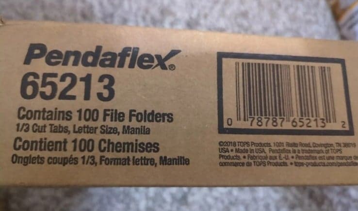(50-Pk) Pendaflex File Folders