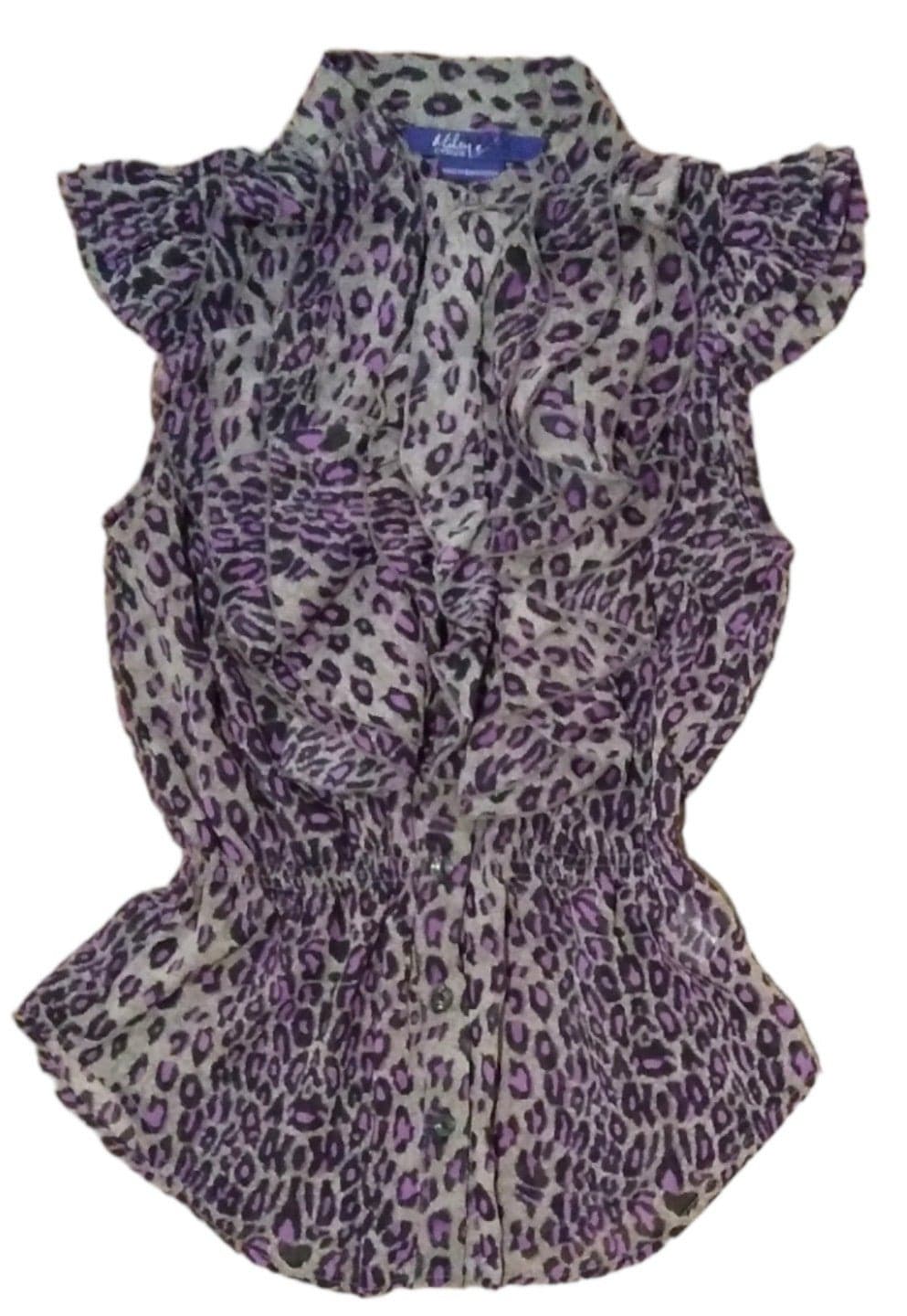 Size Medium Leopard Print Blouse