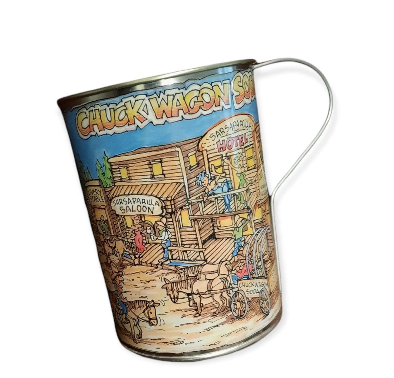Chuck Wagon Soda Tin Cup