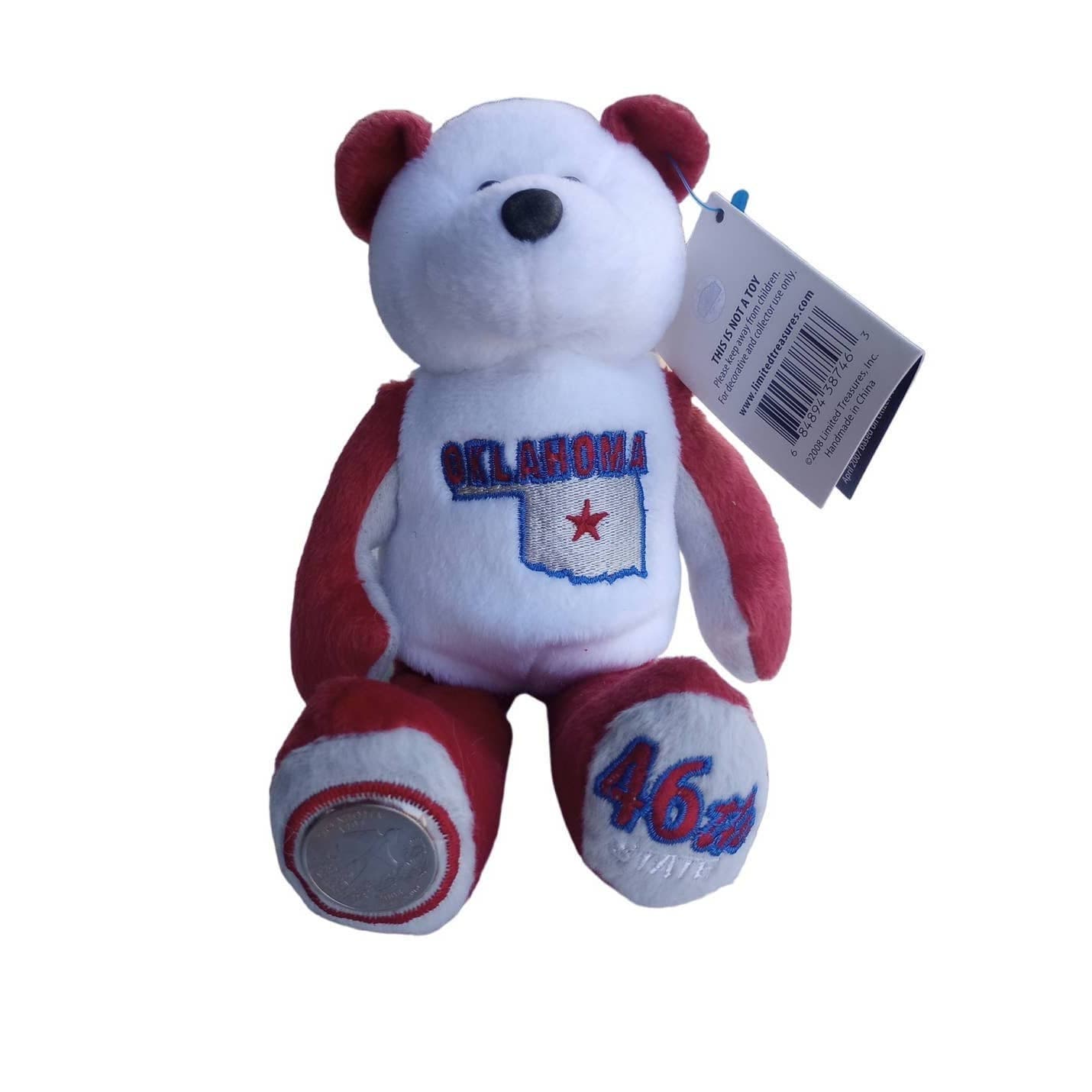 OKLAHOMA #46 Coin Bear Limited Treasures Collectible Uncirculated Quarter