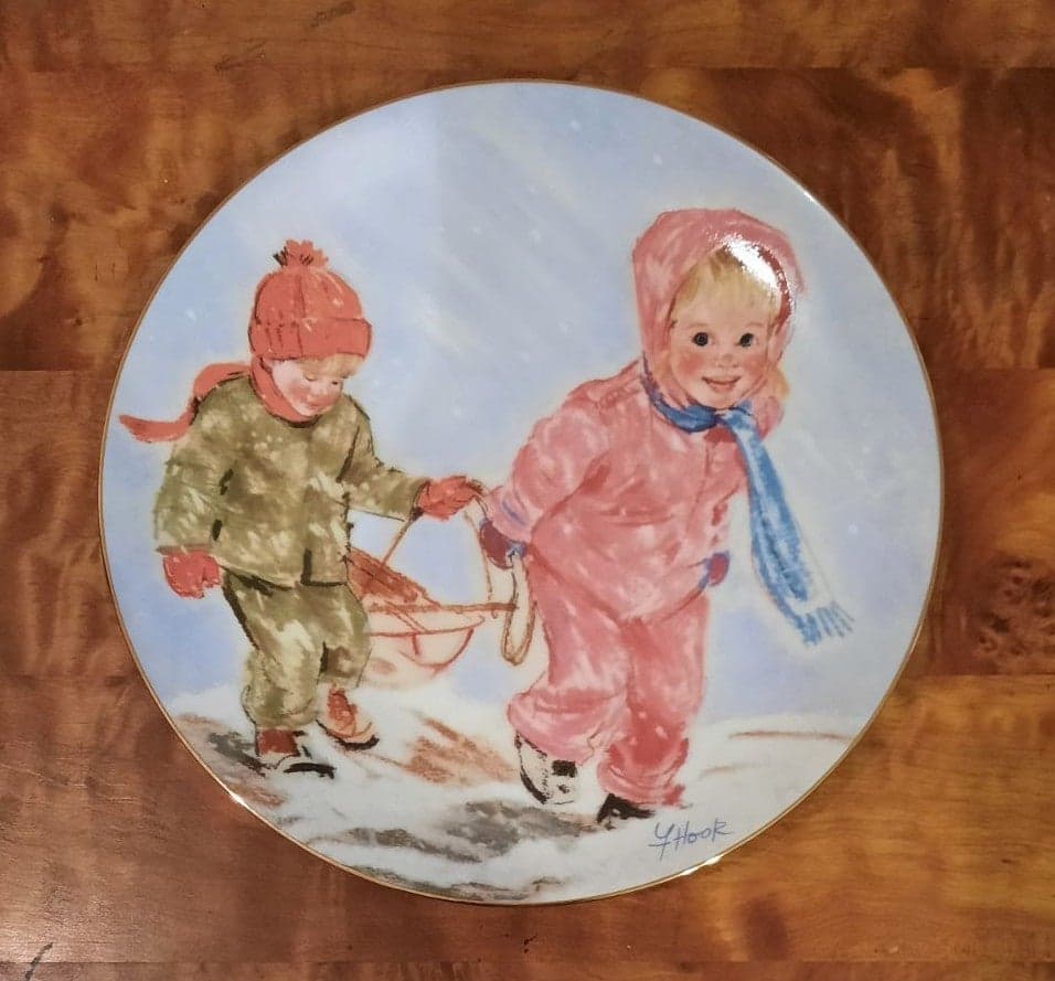 First Snow Collectors Plate