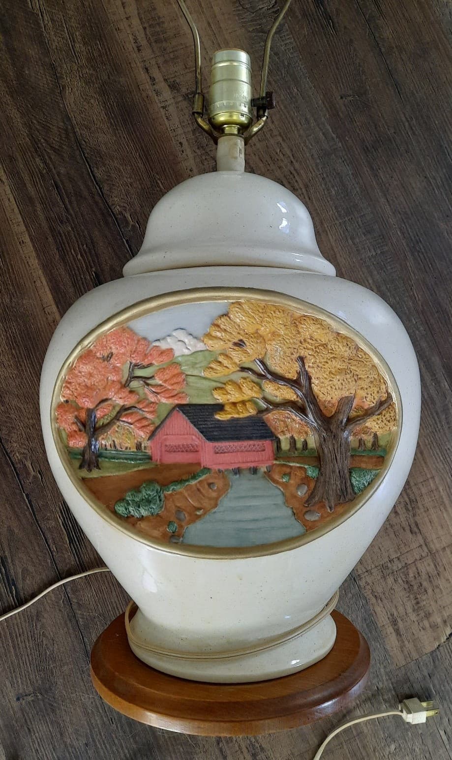 Vintage Hershey Molds Table Lamp