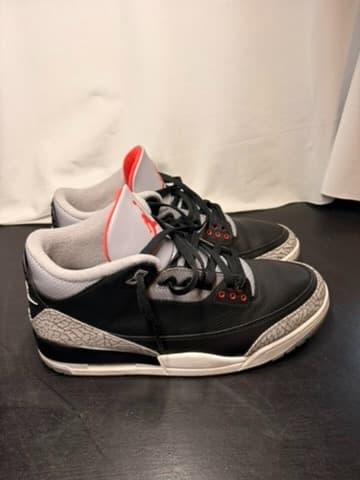 Jordan 3 black cement size 11