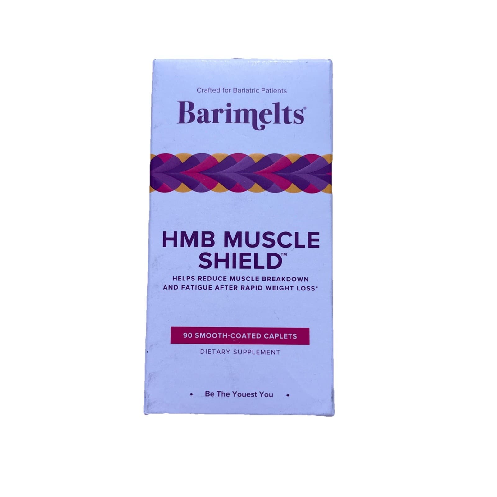 BariMelts HMB Muscle Shield 90 Smooth-Coated Caplets Targeted Muscle Support NIB
