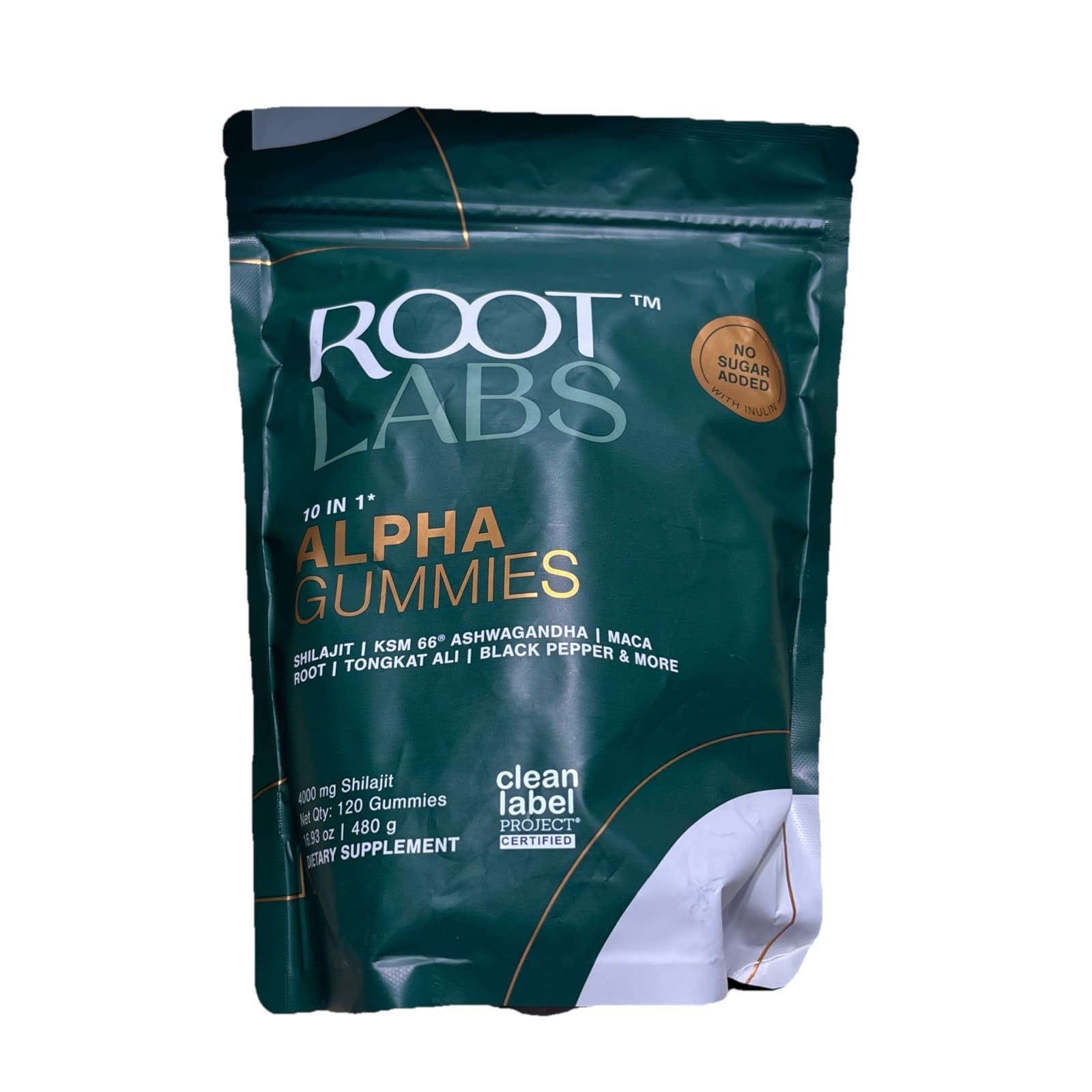 Root Labs Alpha And Sea Moss 120 Gummies Bag Sealed!