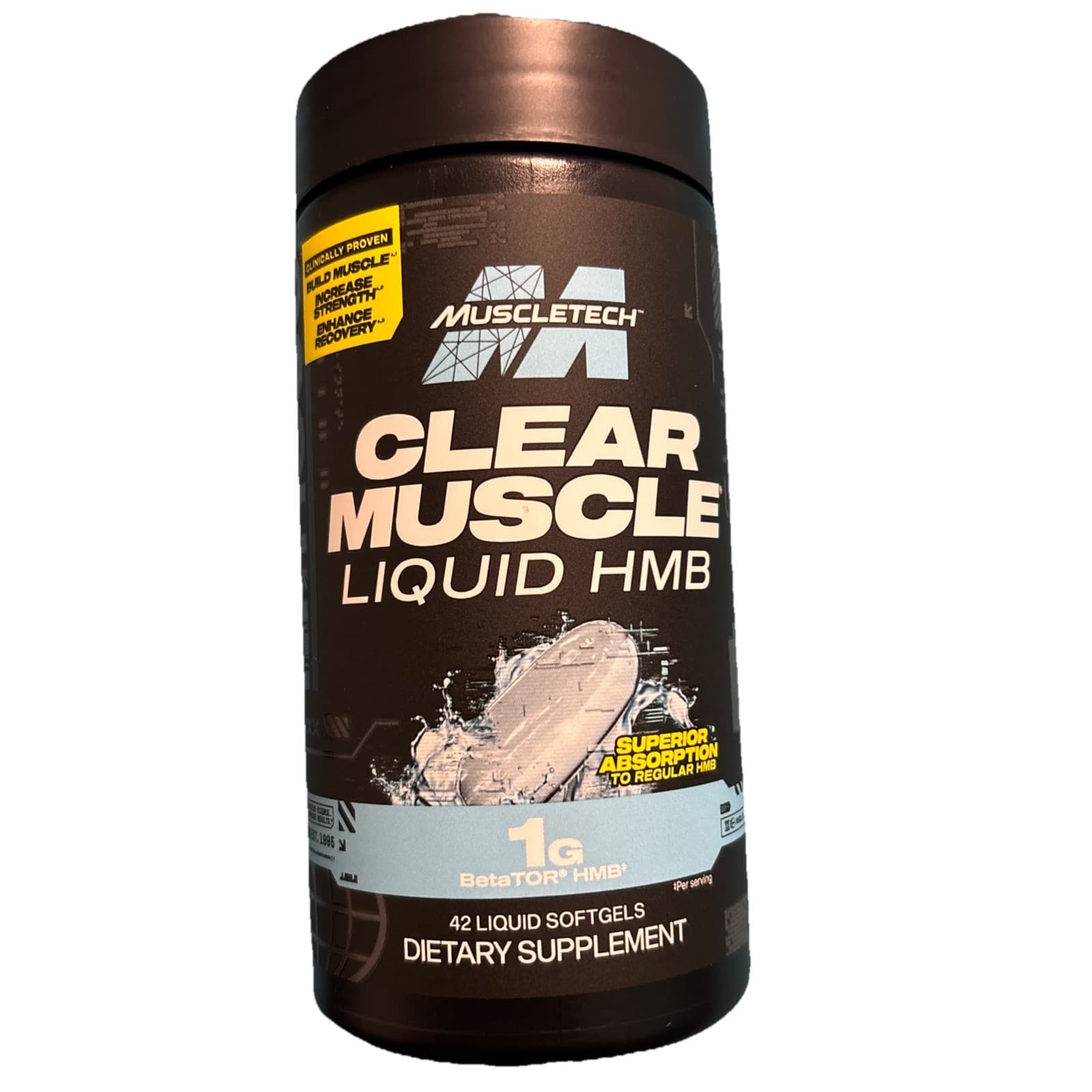 MuscleTech Clear Muscle HMB Free Amino Acid - 42 Softgel