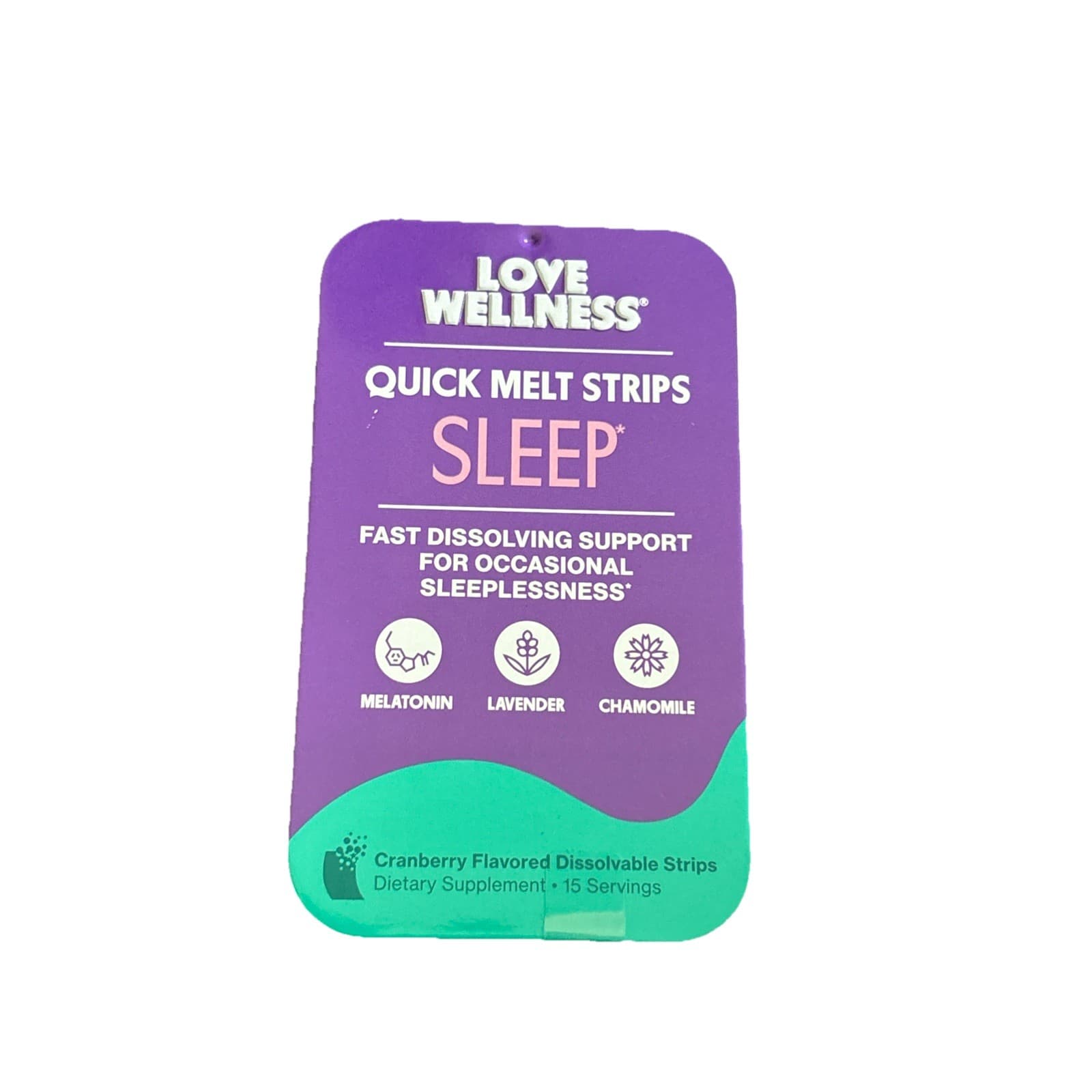 Sleep Support Quick Melt Strips - Fast-Dissolving Melatonin & Botanicals - Vegan