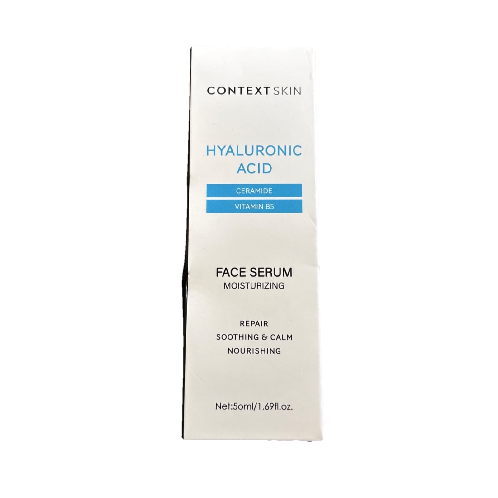 Context Skin Hyaluronic Acid Face Serum 50ml Ceramide Vitamin B5 New