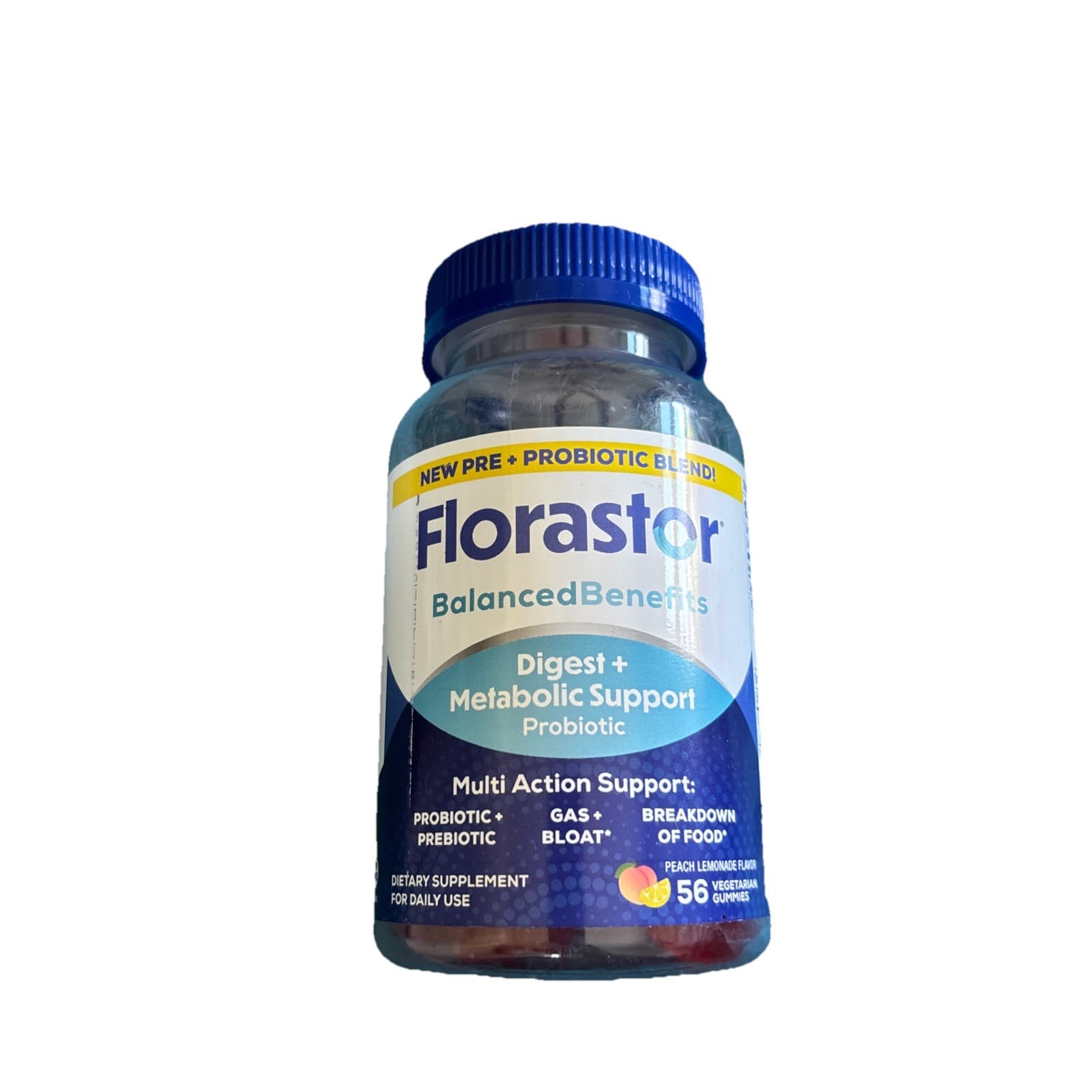 Prebiotic and Probiotic Gummies, Distive and Metabolic Support