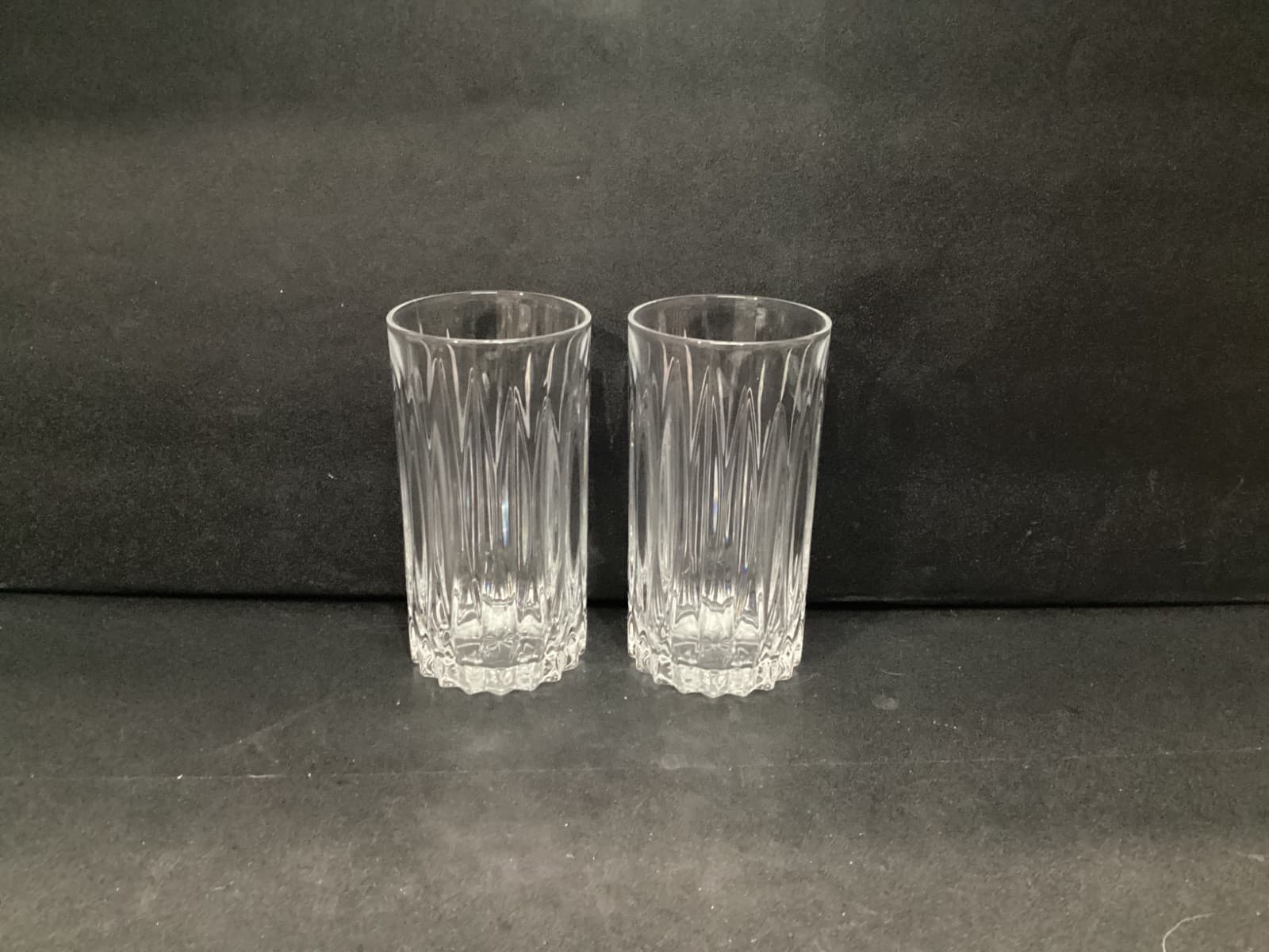 Cristal d'Arques-Durand Classic Highball/Water Glasses 5 3/4" Tall Set of 2