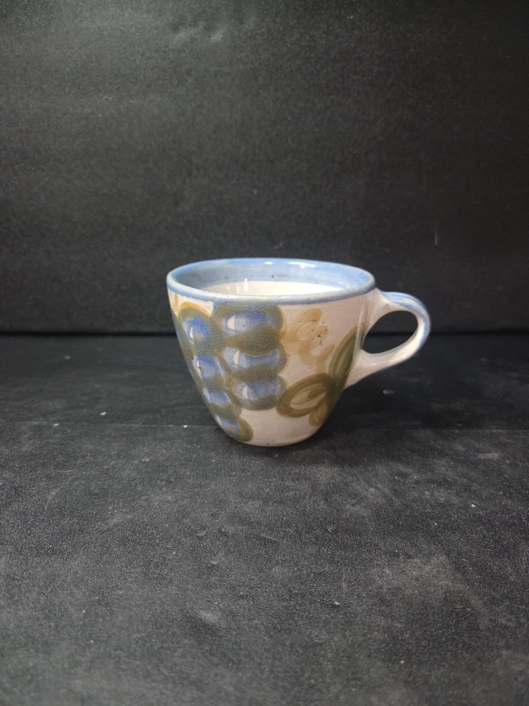 John B Taylor Vintage Ceramics Grapes Mug, Louisville Stoneware Cup, Stoneware