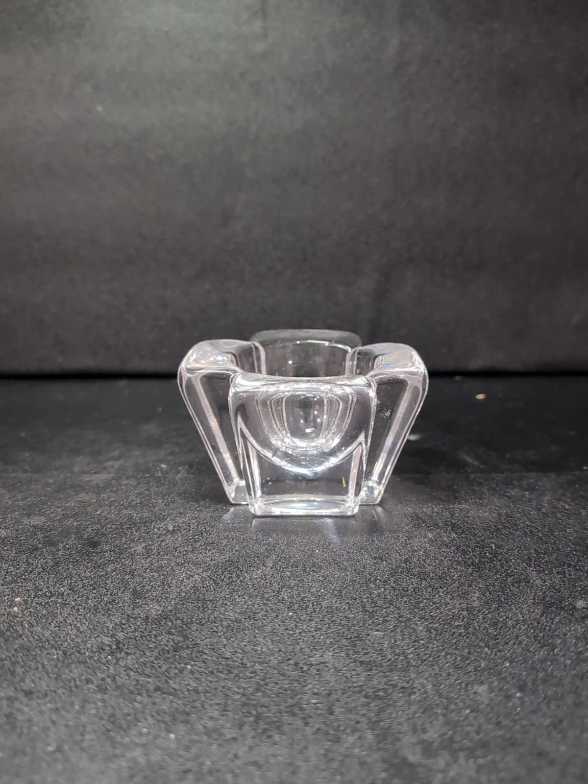 Anna Ehrner Orrefors Cross Votive Candle, Vintage Home Decor, Tea Light Holder