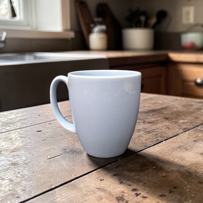 Corelle Cornflower Coffee Mug, Vintage Baby Blue Cup, Replacement Stoneware