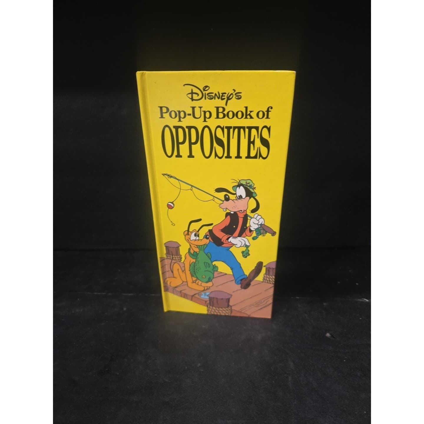 Disney Pop Up Book of Opposites Goofy Mickey Mouse, Vintage Children's Learning