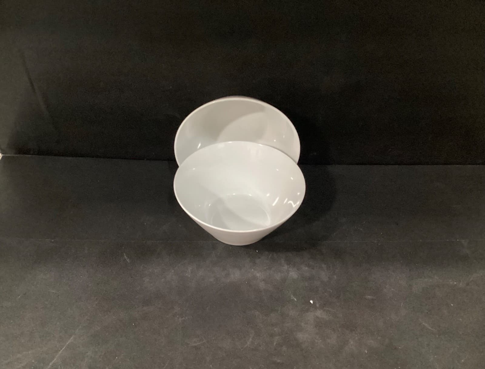 Food Network Set of 2 White Soup Cereal Bowls 6.5” *