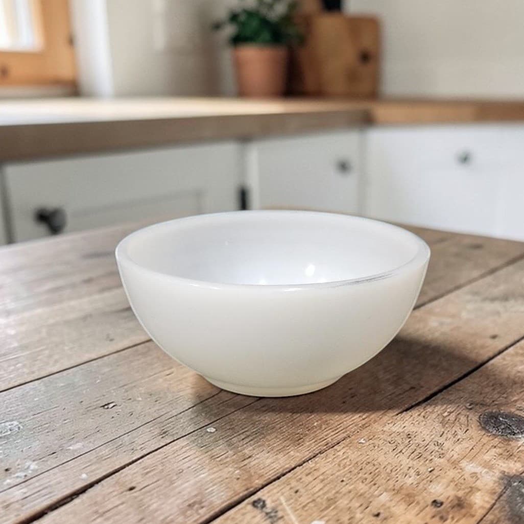 Anchor Hocking Fire King Swiss Chalet Dessert Bowl, Replacement Vtg Tableware