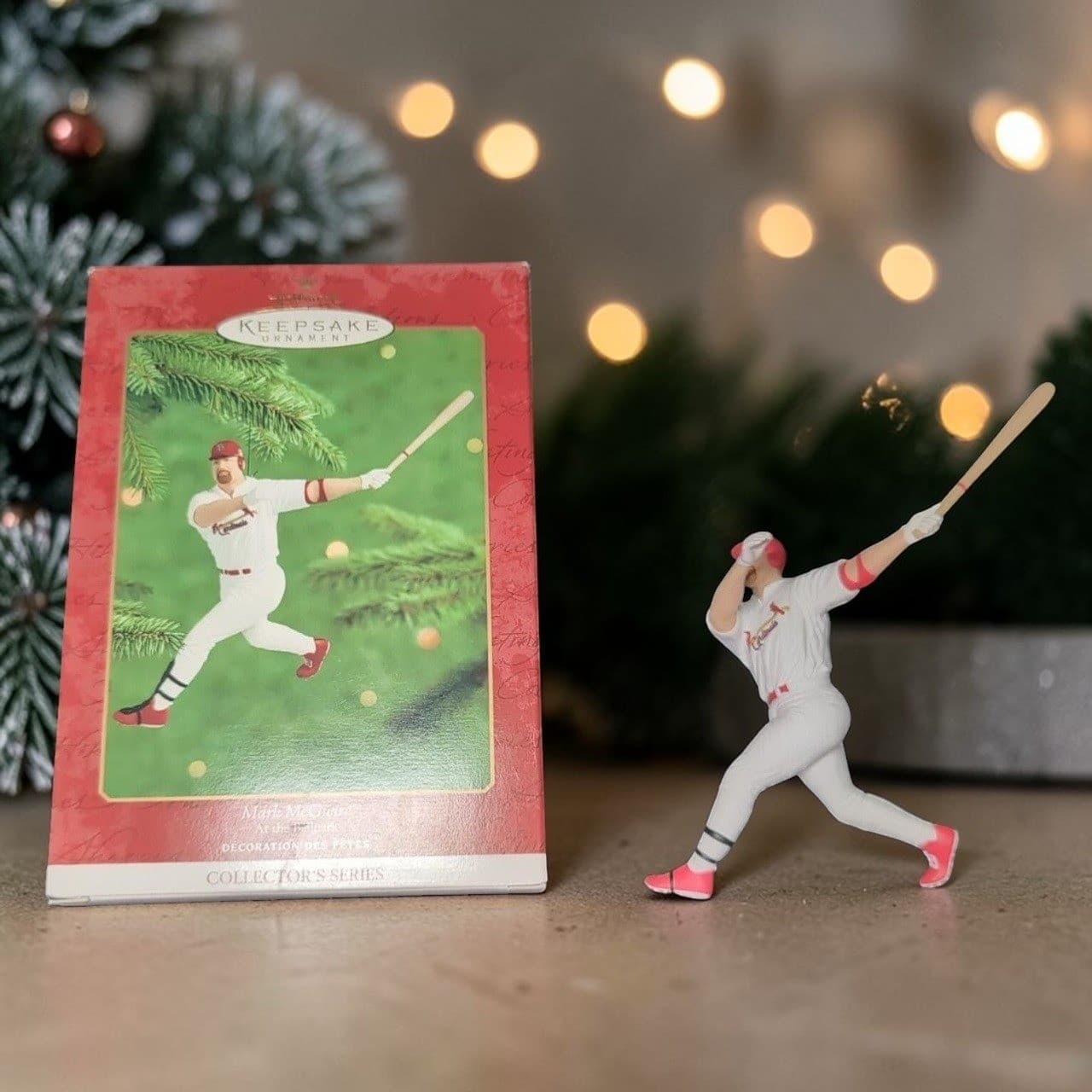Mark McGwire Hallmark Ornament, At the Ballpark Series #3, Baseball Keepsake
