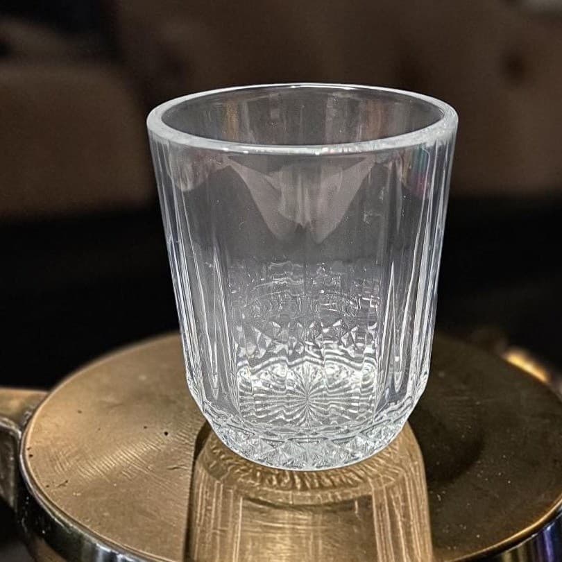 Lead Crystal Ice Bucket, Vintage Clear Glassware, Replacement Home Bar Accessory