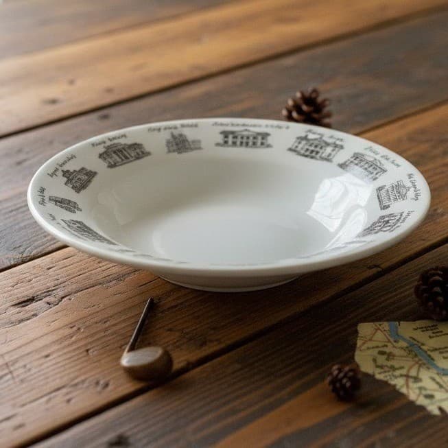 Tuxton Augusta Collection Pasta Bowl, Vintage Amy Lovering Roberts Design
