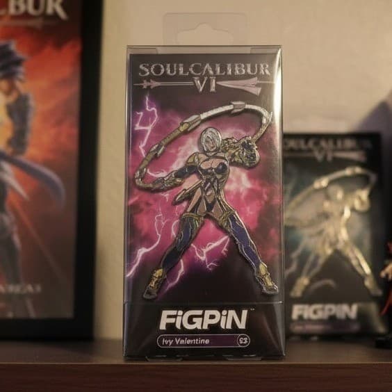 SoulCalibur VI Ivy Valentine FiGPiN 52 Collectible Enamel Pin, Locked