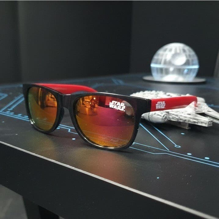 Star Wars Kids Sunglasses, Pan Oceanic Black Red Space TIE Fighter ST00017