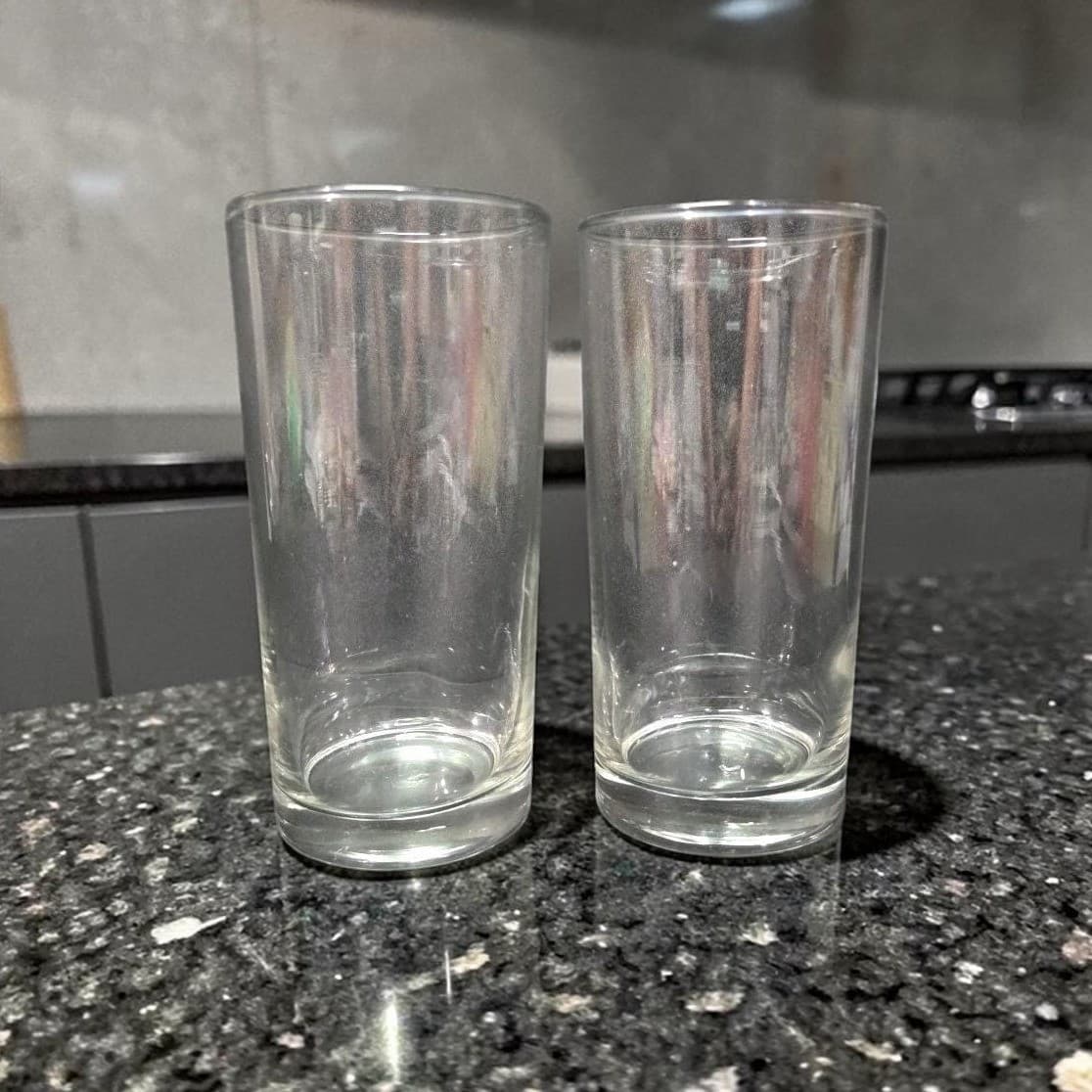 Libbey Heavy Base Clear Tumblers, Set of 2, Replacement Drinkware, Water Glasses