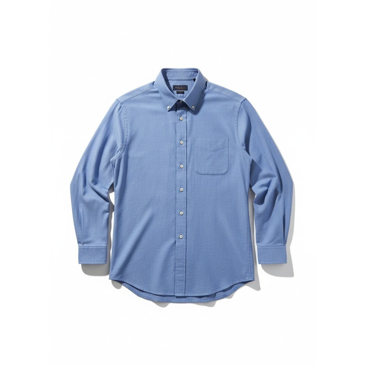 Jos. A. Bank Royal Oxford Cotton Blue Button Down Shirt, Men's Size 17-36