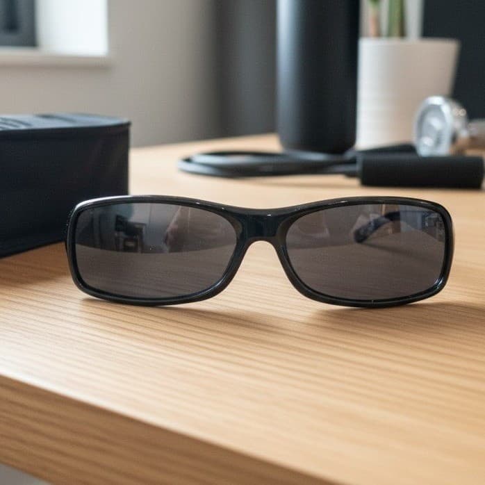 Jonathan Paul Fitovers FitzRx Black Wrap Around Sunglasses Over Glasses NEW