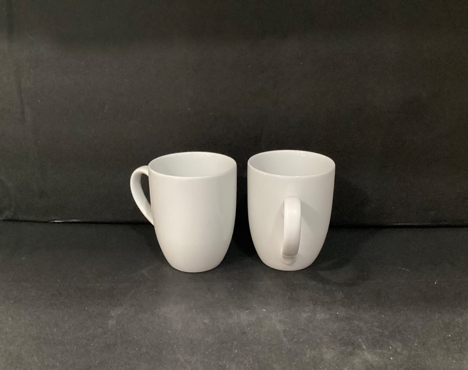 White World Market Classic Porcelain Coffee Mugs Set of 2