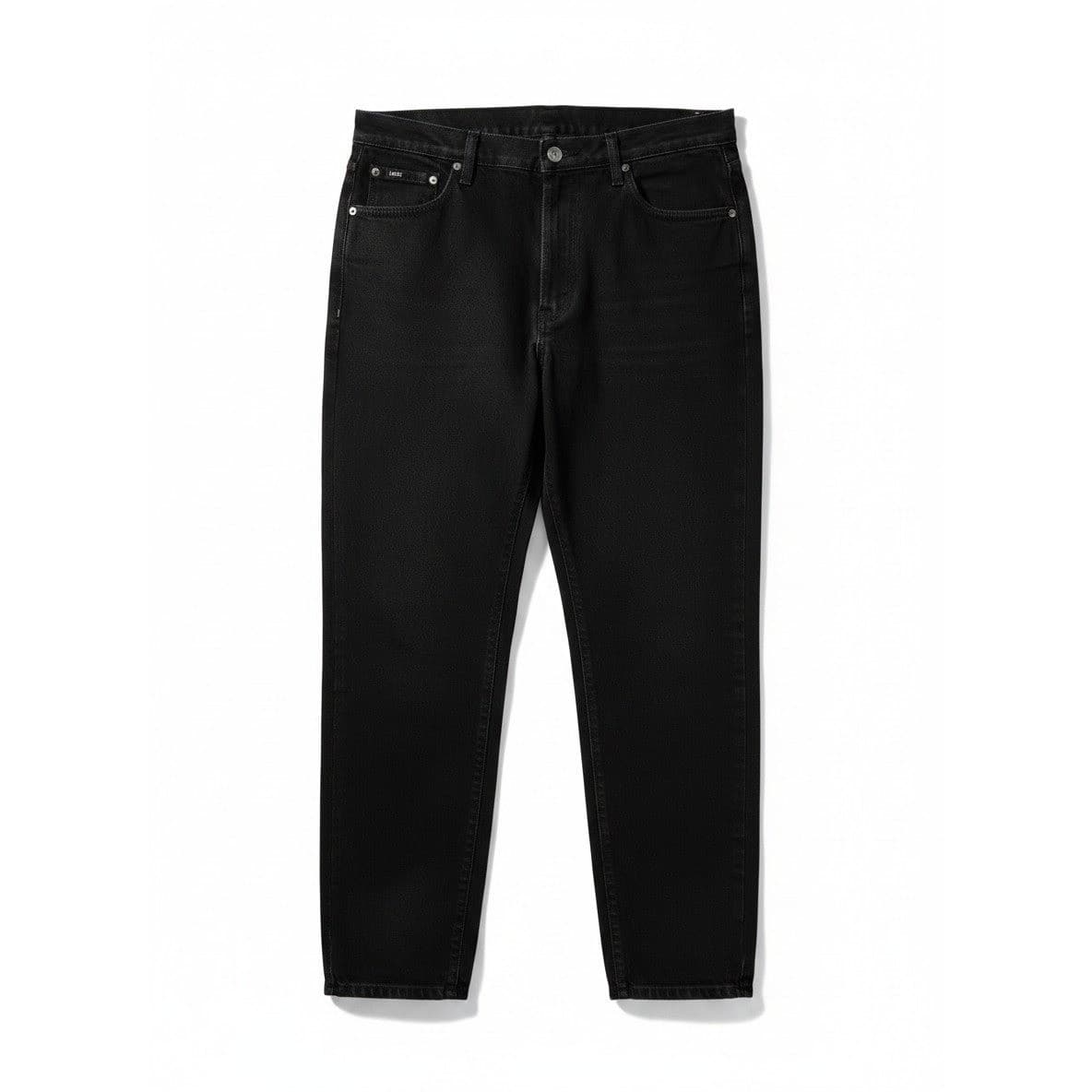 Lee Vintage High Waisted Black Straight Leg Jeans 100% Cotton, Women's 18 Med