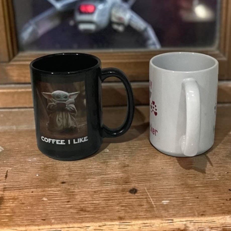 Star Wars Baby Yoda "Coffee I Like" & "Not Today" Coffee Cups, Set of 2