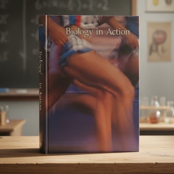 Biology in Action Textbook 1992 Harcourt Brace Jovanovich School Edition