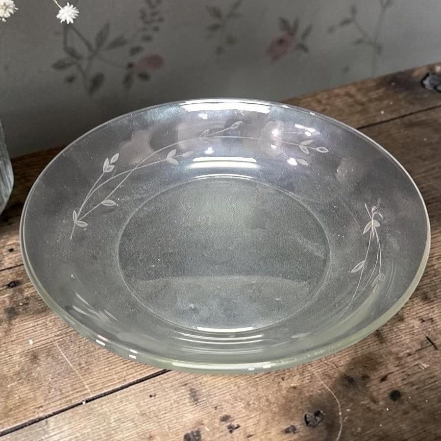 Princess House Heritage Large Salad Bowl, Vintage Pasta Serving Dish, Dinnerware