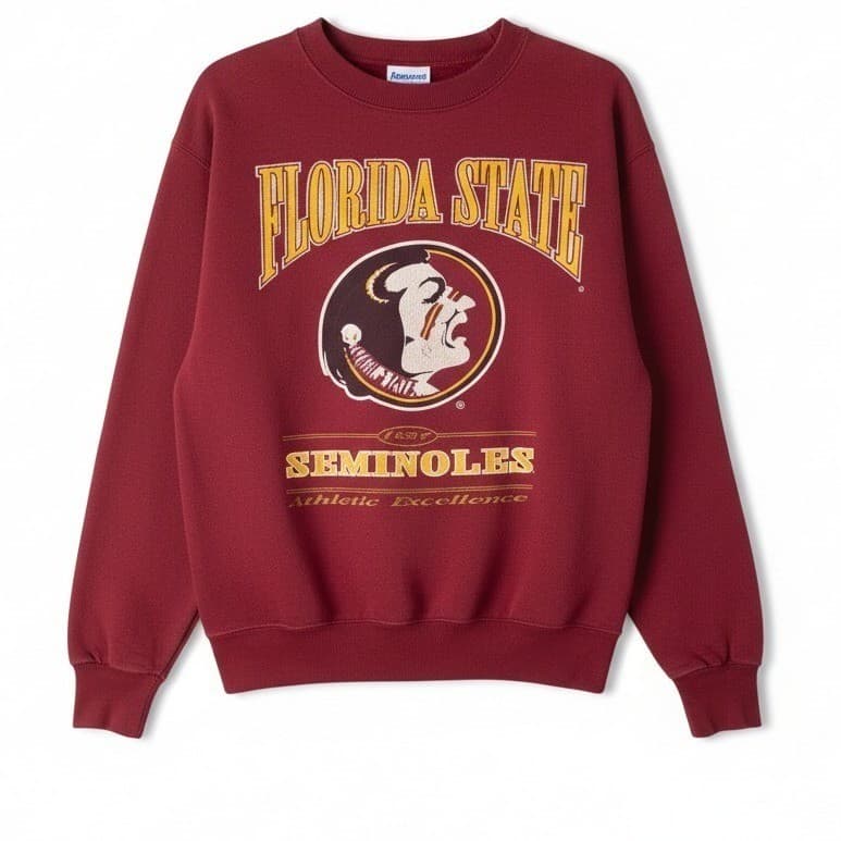 Lee Sport Florida State Seminoles Sweatshirt, Large Vintage, Made in USA