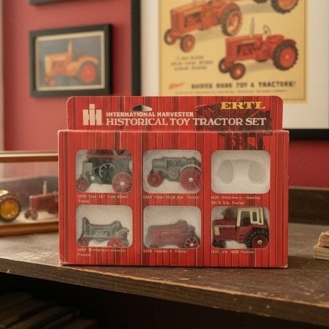 ERTL International Harvester Historical Toy Tractor Set