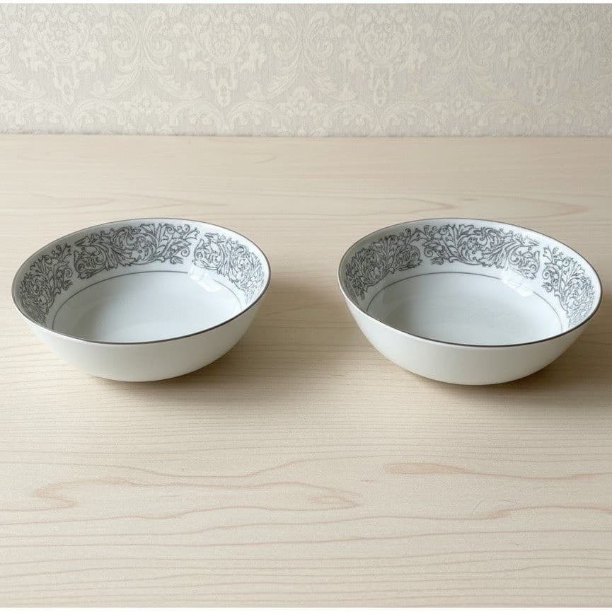Brookwood Porcelain "Santiago" Berry Bowls, Set of 2, Replacement Tableware