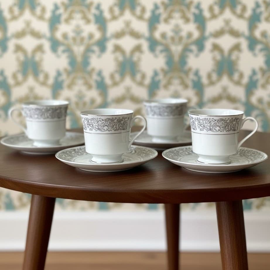 Brookwood Porcelain by Interpace Corporation M2001 Santiago Cups & Saucers