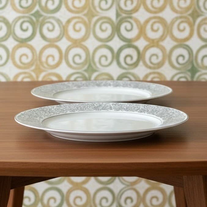 Brookwood Porcelain by Interpace Corporation M2001 Santiago 2 Dinner Plates