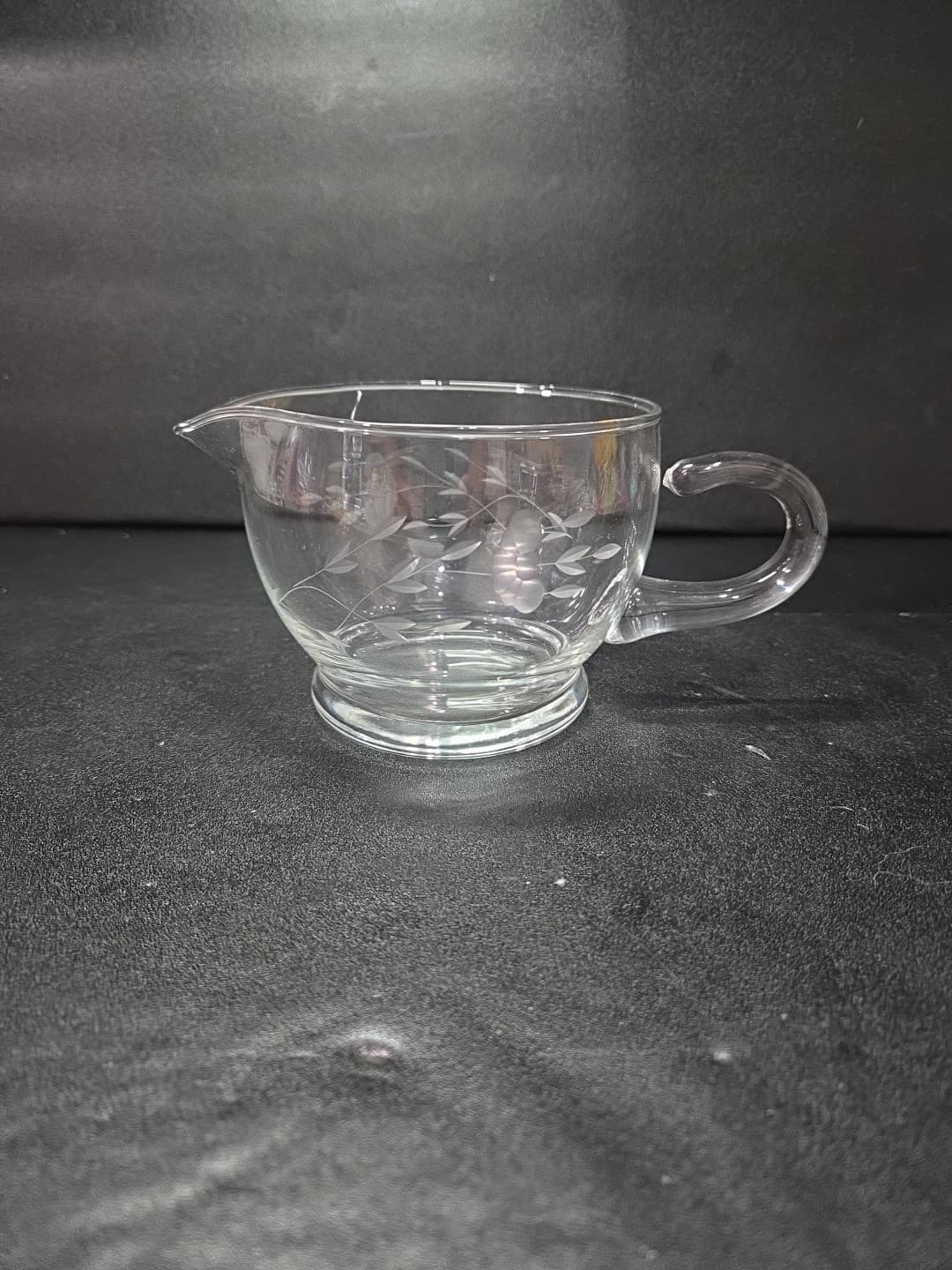 Princess House Heritage Creamer, Vintage Glass Creamer, Retro Crystal Collection