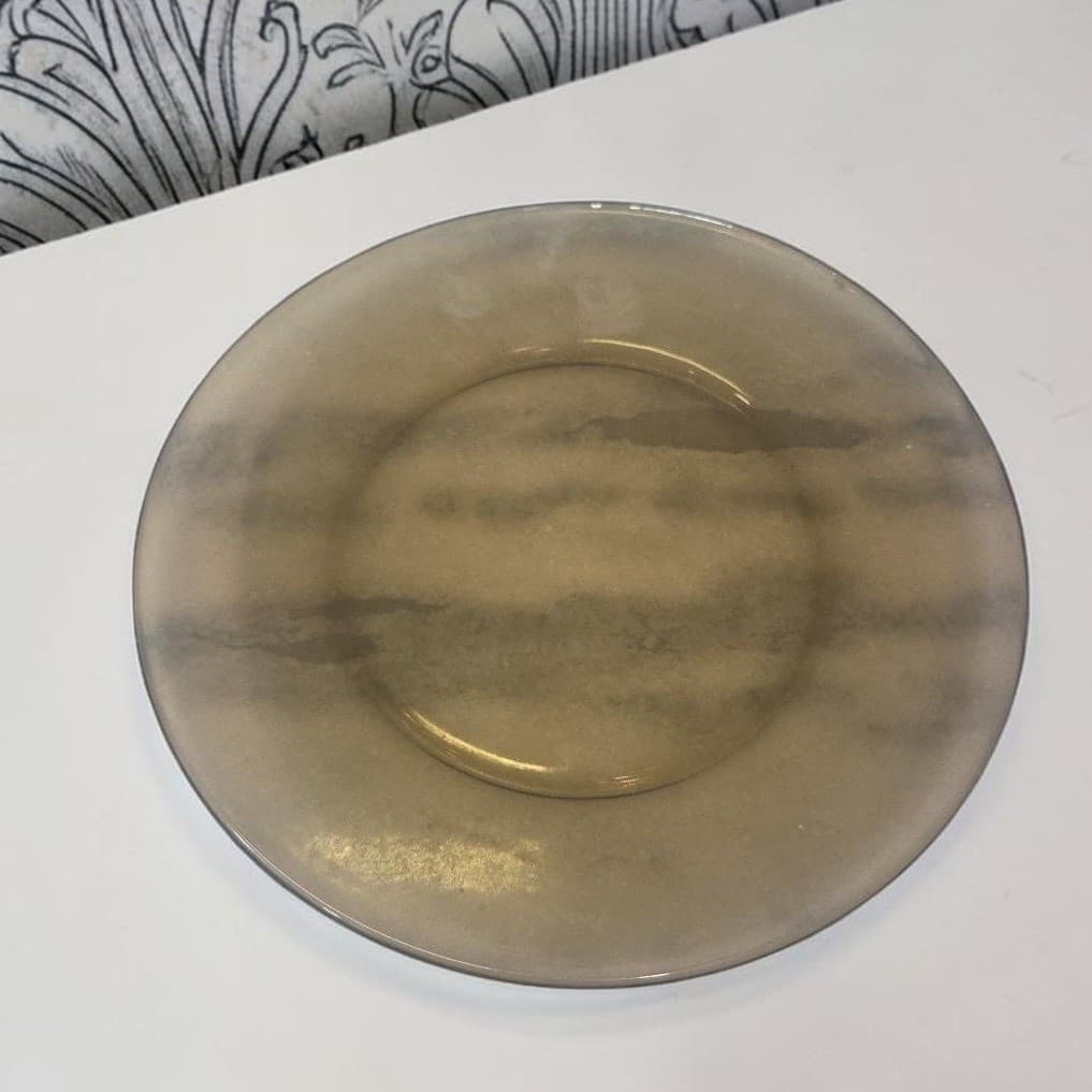 Arcoroc Smokey Brown Dinner Plate, Vintage Tableware, Replacement Dinnerware
