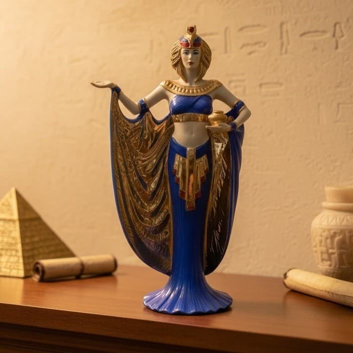 "Power" Goddess Franklin Mint Porcelain Statue 1990 (TM) *