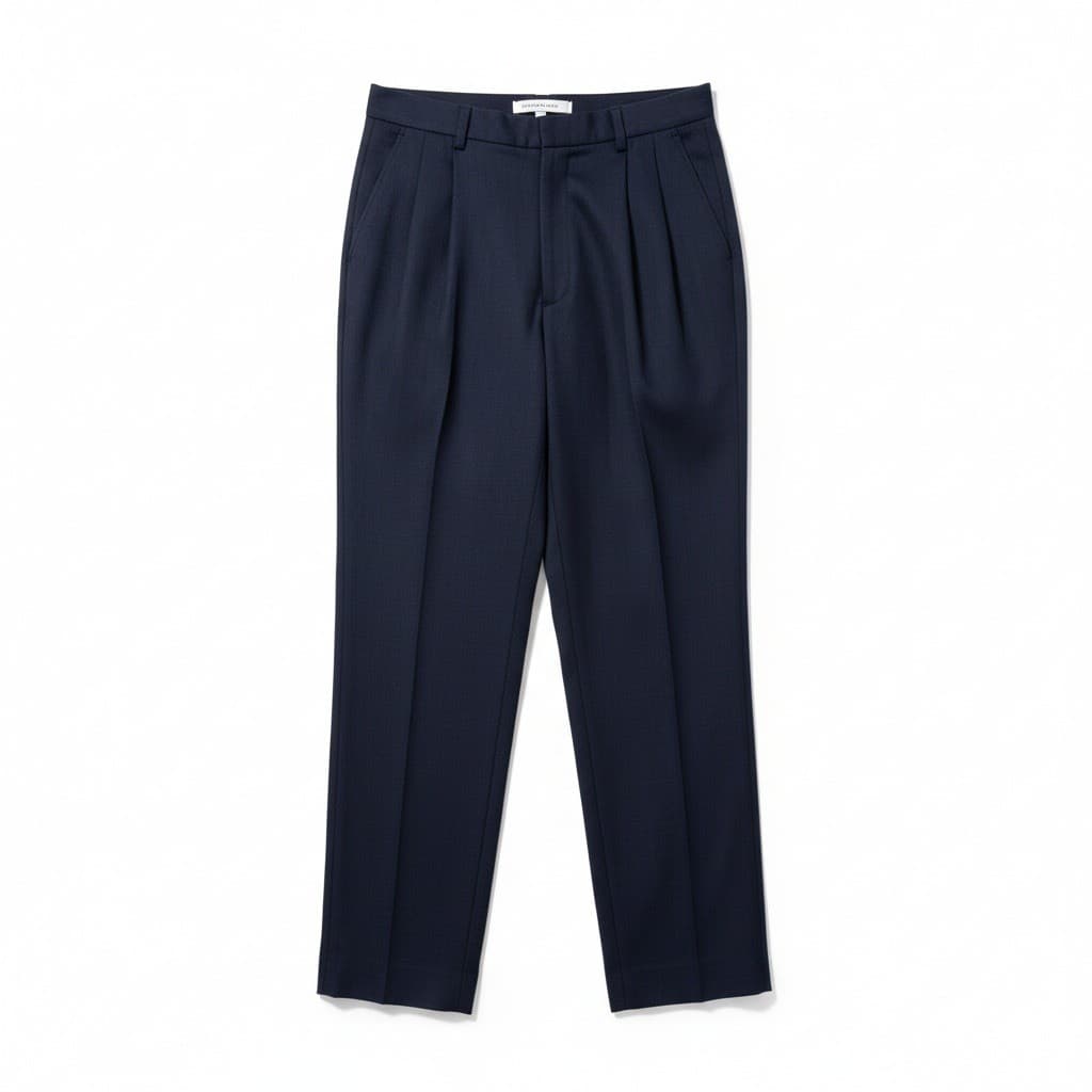 Izod Club Navy Blue Double Pleated High Rise Trousers, Women's Size 10 Pants