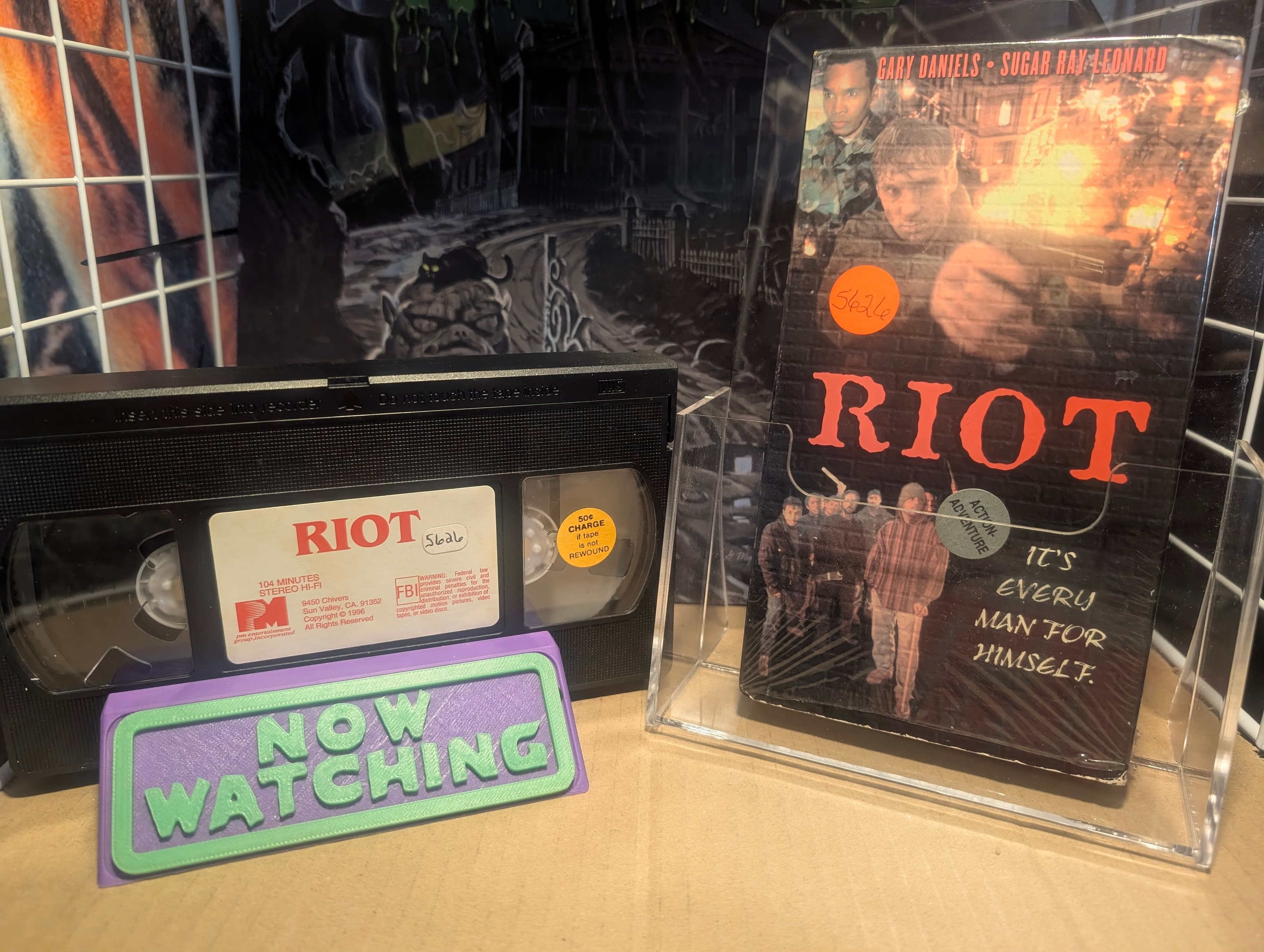 Riot VHS 1997 Action Thriller